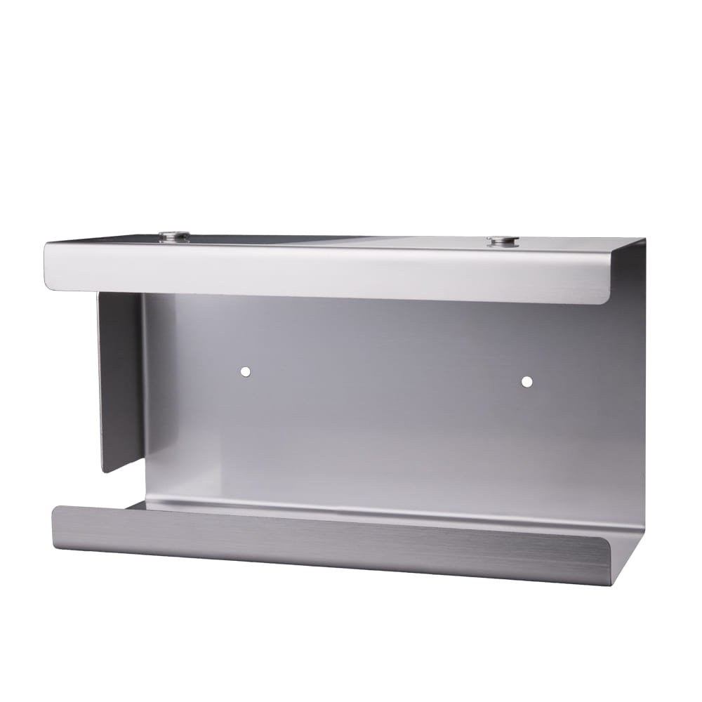 Einmalhandschuh Spender Stecksystem, Handschuh-Dispenserhalter, 250 x 135 x 95 mm, Edelstahl Einmalhandschuh Spender Stecksystem, Handschuh-Dispenserhalter, 250 x 135 x 95 mm, Edelstahl