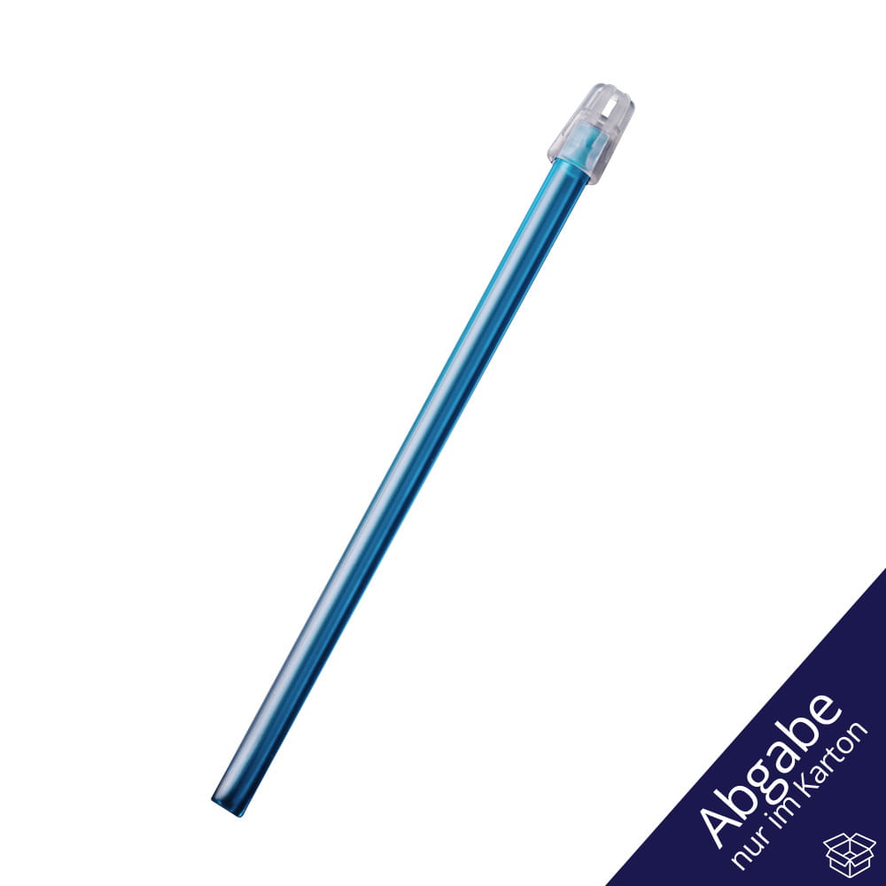 Dental Speichelsauger, Länge 130 mm, Farbe hellblau, blau