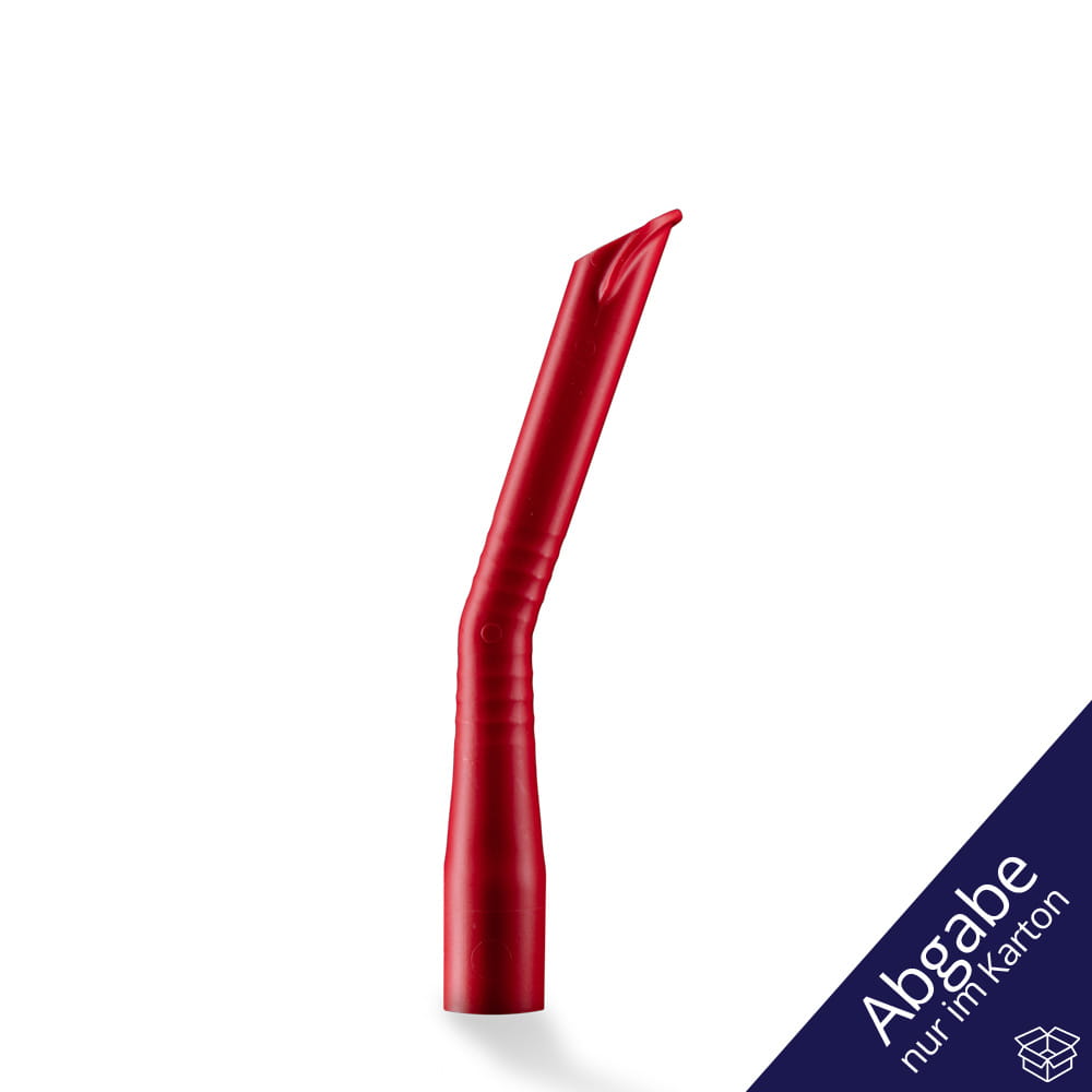 Dental Absaugkanülen für Kinder, Größe 108 x 16 mm, Farbe rot, Med-Comfort
