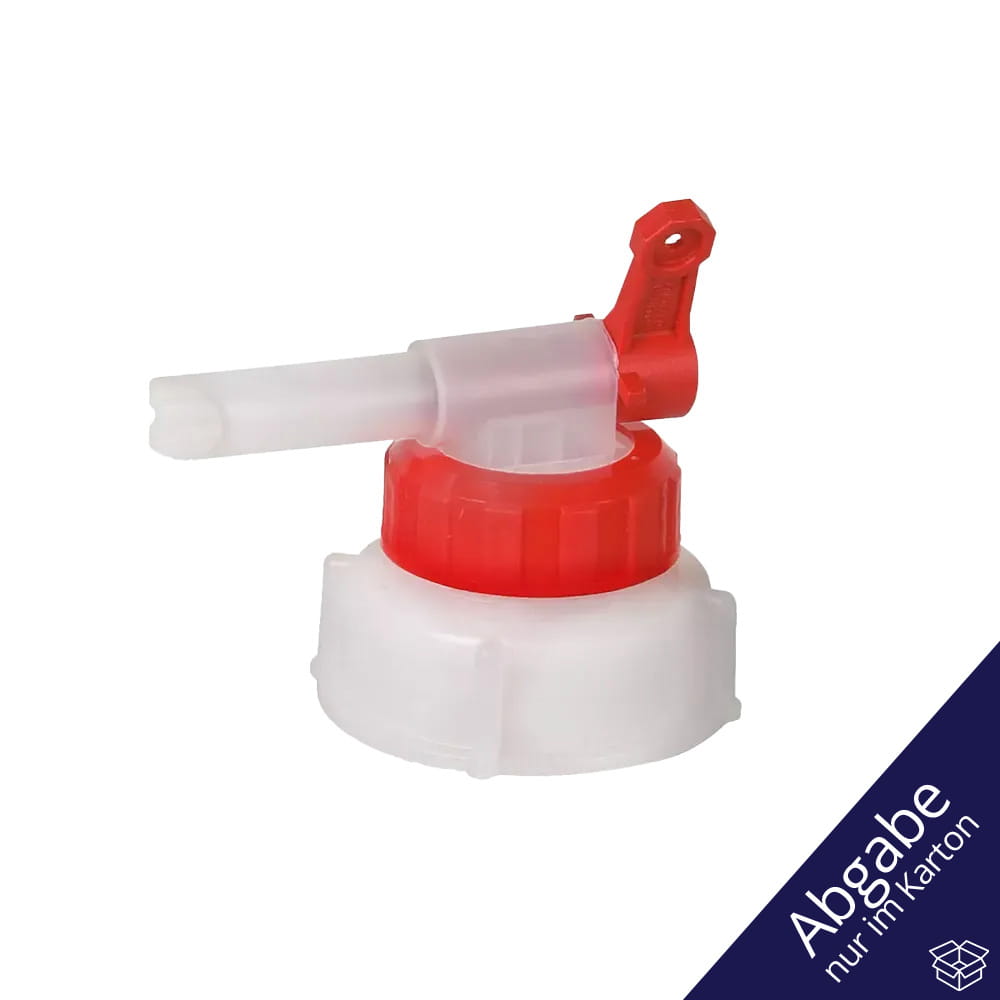 Kunststoff Kanisterumfüllhahn, weiß