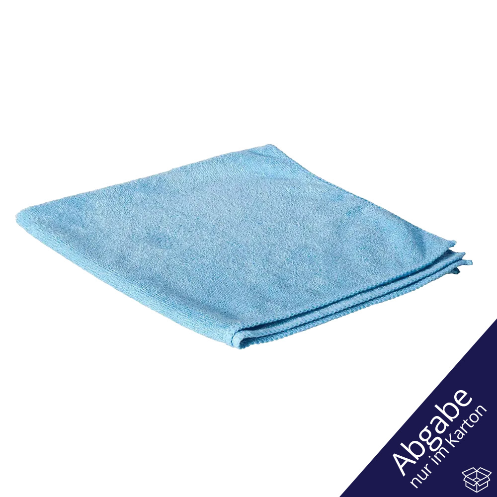 Mikrofasertuch, Farbe blau, 40 x 40 cm, Clean-Comfort