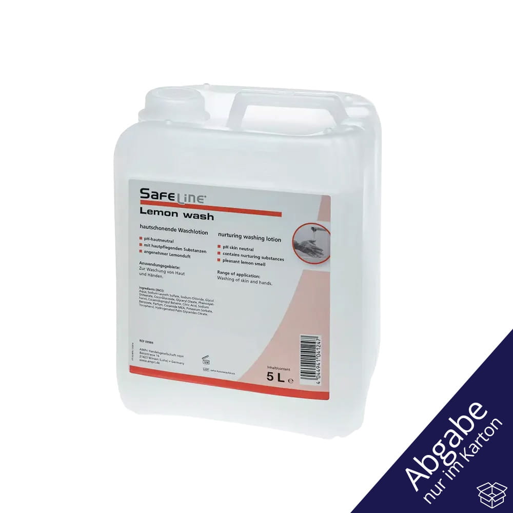Waschlotion, 5 l, lemon, Safeline Lemon Wash