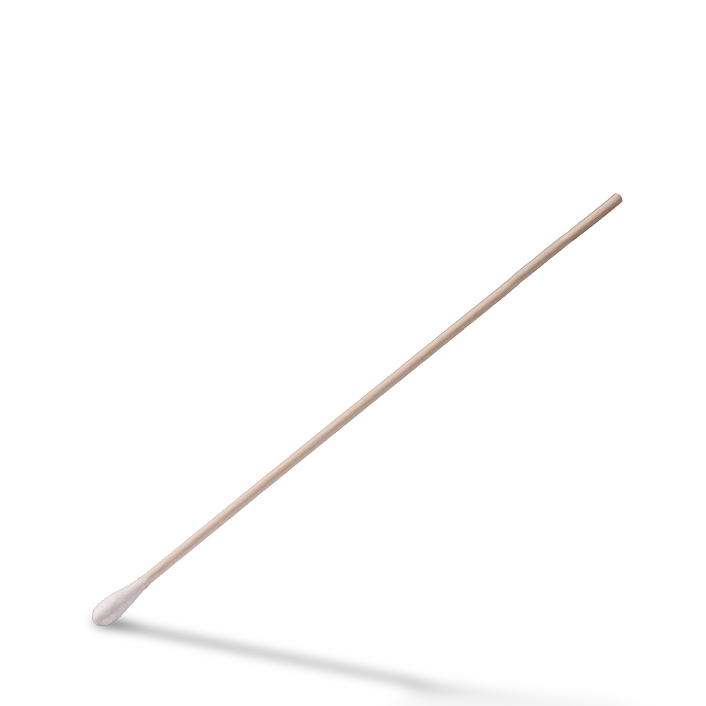 Einmal Holzstab Wattestäbchen, 150 mm, Naturholz, Baumwolle, Top-Comfort