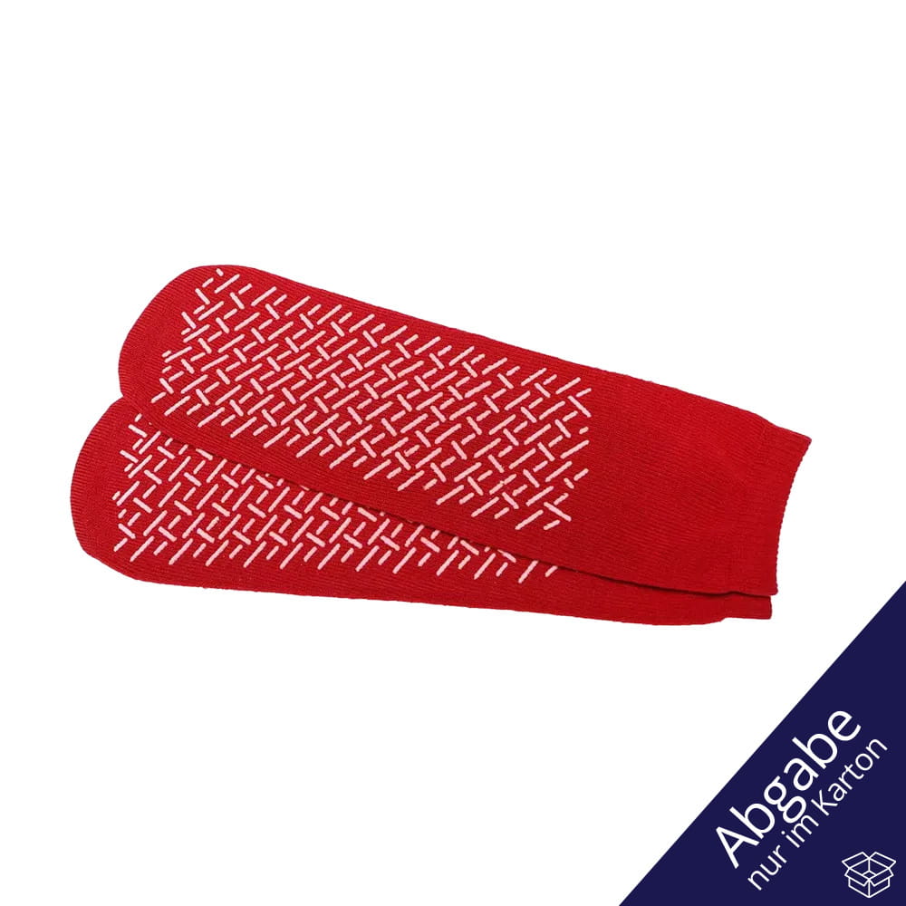 Antirutsch-Socken, Größe Universal, rot, Med-Comfort
