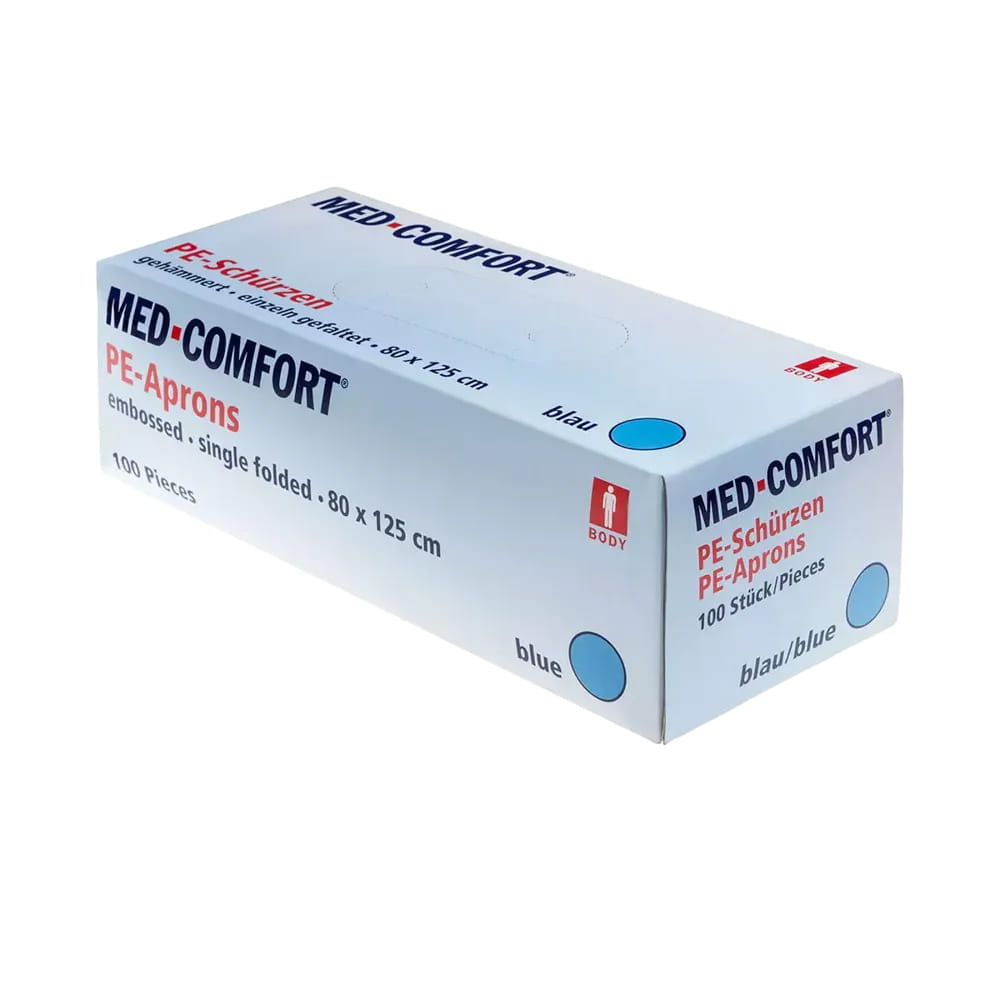 Einwegschürzen, blau, 80 x 125 cm Einwegschürzen, blau, 80 x 125 cm