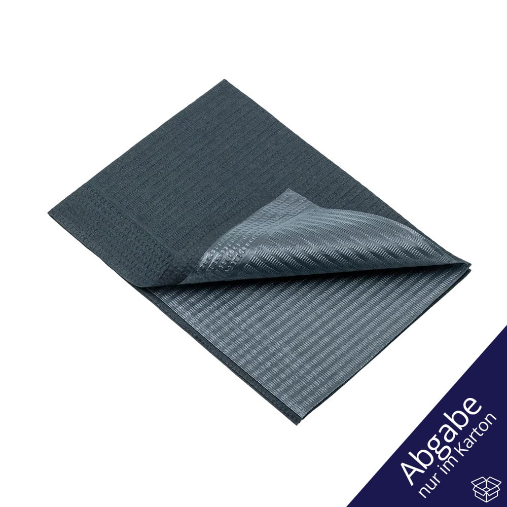 Dental Einweg Patientenservietten, 33 x 45 cm, Farbe schwarz