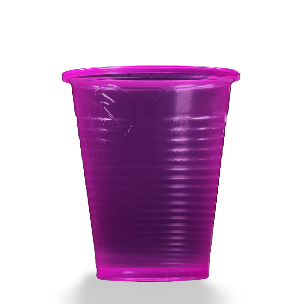 PP Mundspülbecher,180 ml, Farbe pink, Polypropylen