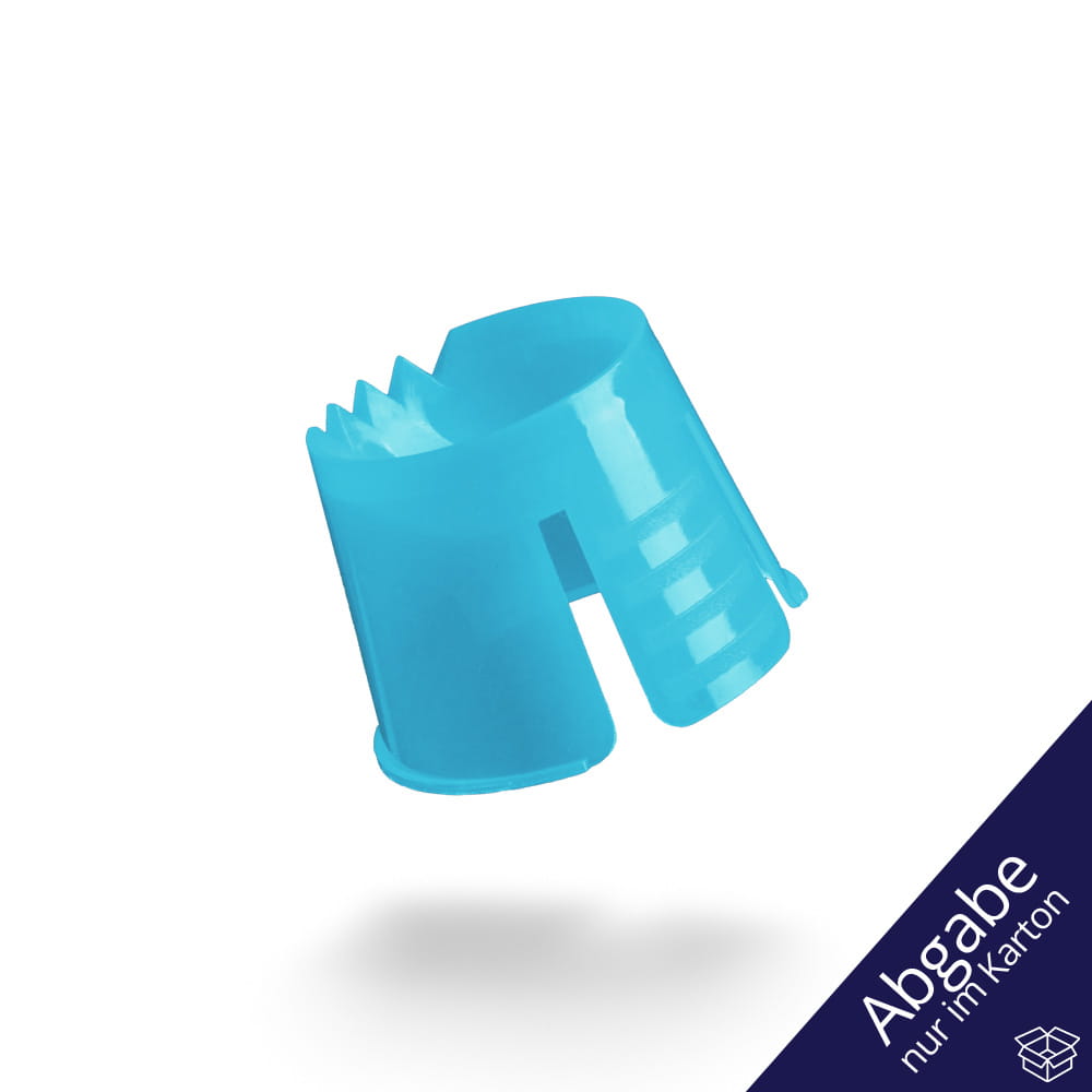 PP Einweg Dappenbehälter, Farbe hellblau, blau, Polypropylen