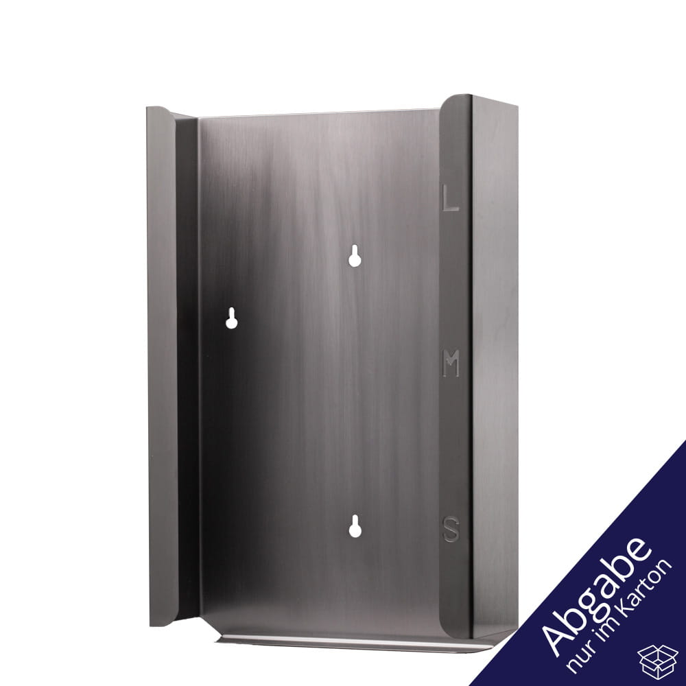 Einmalhandschuh Spender, Handschuh-Dispenserhalter, 255 x 393 x 95 mm, Edelstahl