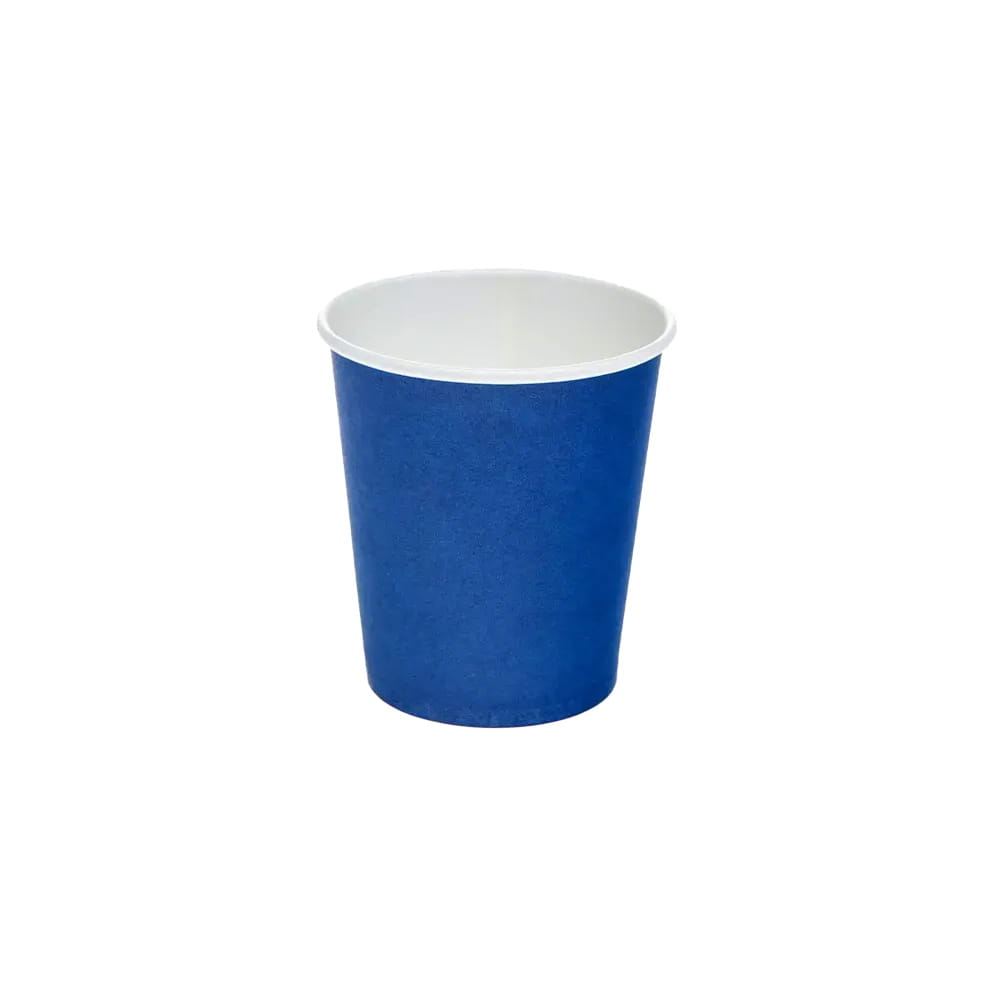 Hartpapier Mundspülbecher, 190 ml, Farbe blau, weiß Hartpapier Mundspülbecher, 190 ml, Farbe blau, weiß
