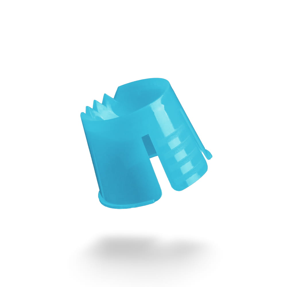 PP Einweg Dappenbehälter, Farbe hellblau, blau, Polypropylen