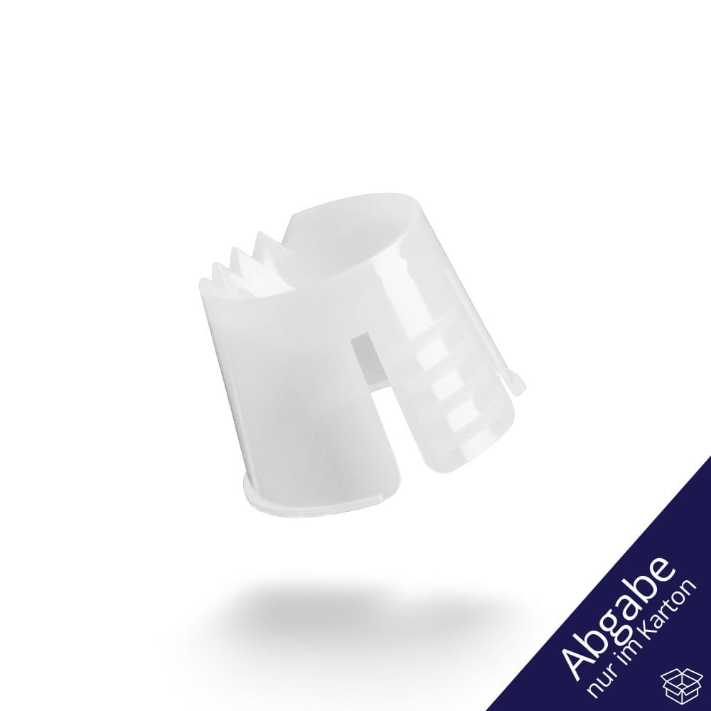 PP Einweg Dappenbehälter, Farbe weiß, Polypropylen