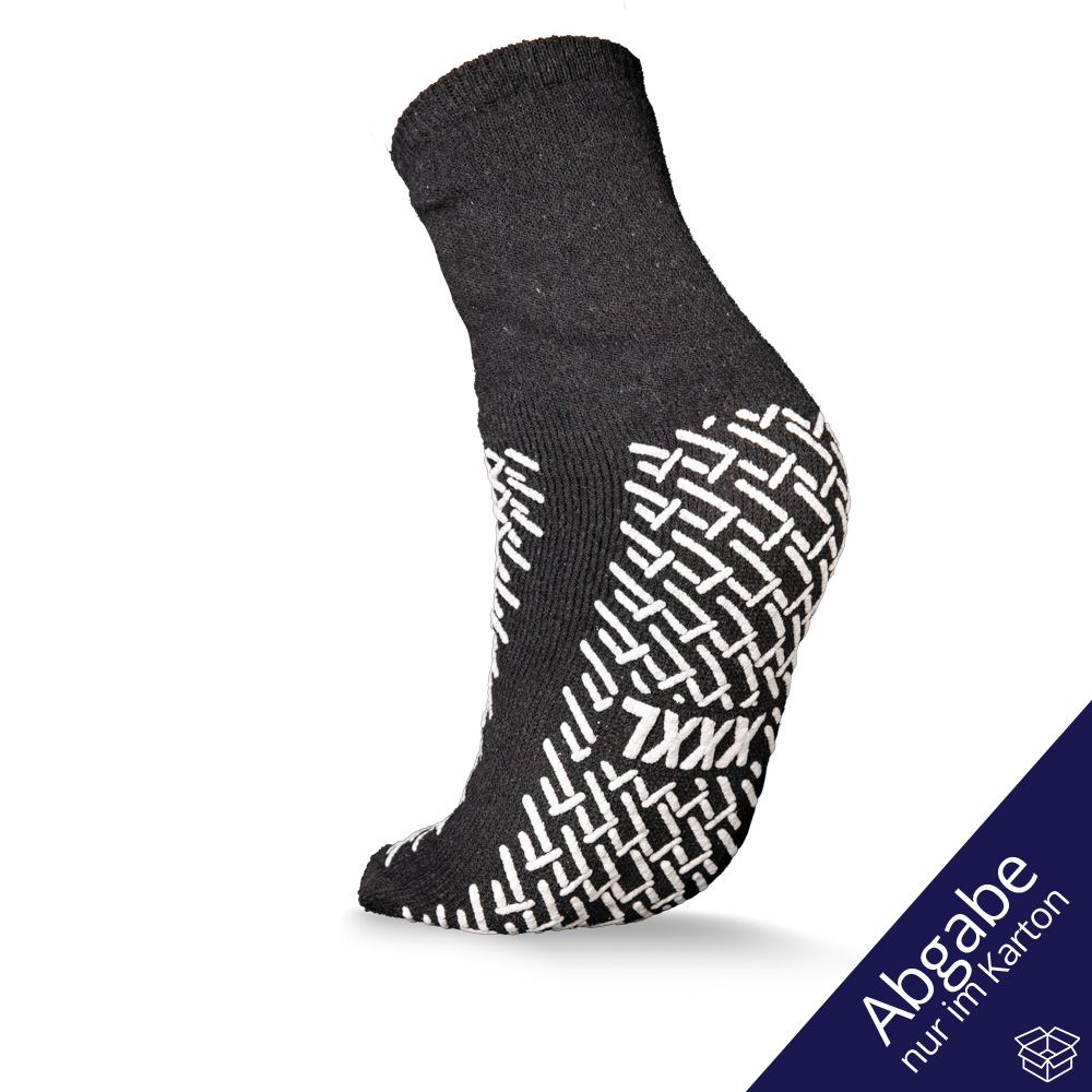 ECO-PLUS Antirutsch-Socken, Größe XXXL, anthrazit