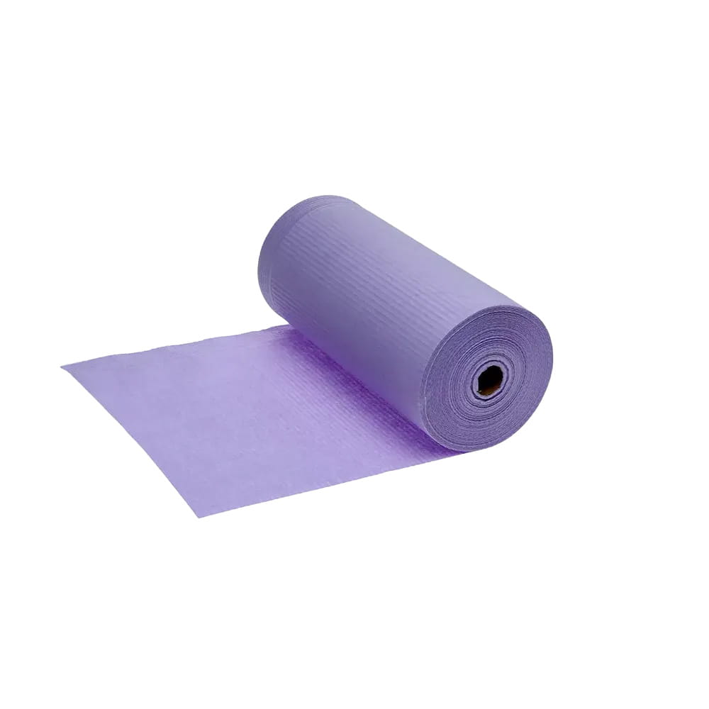 Patientenumhang mit PE Beschichtung, Farbe lila, 530 x 600 mm