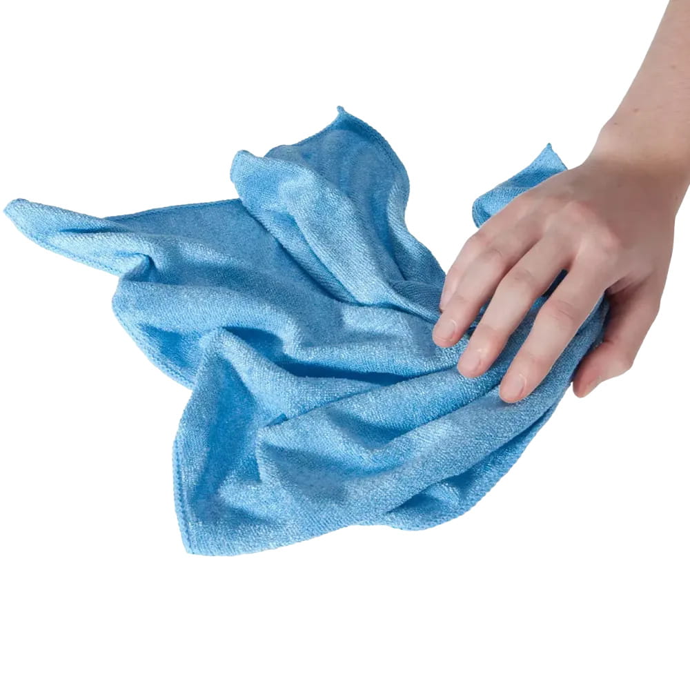 Mikrofasertuch, Farbe blau, 40 x 40 cm, Clean-Comfort