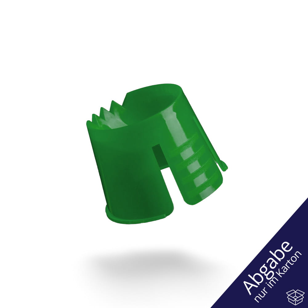 PP Einweg Dappenbehälter, Farbe grün opak, Polypropylen
