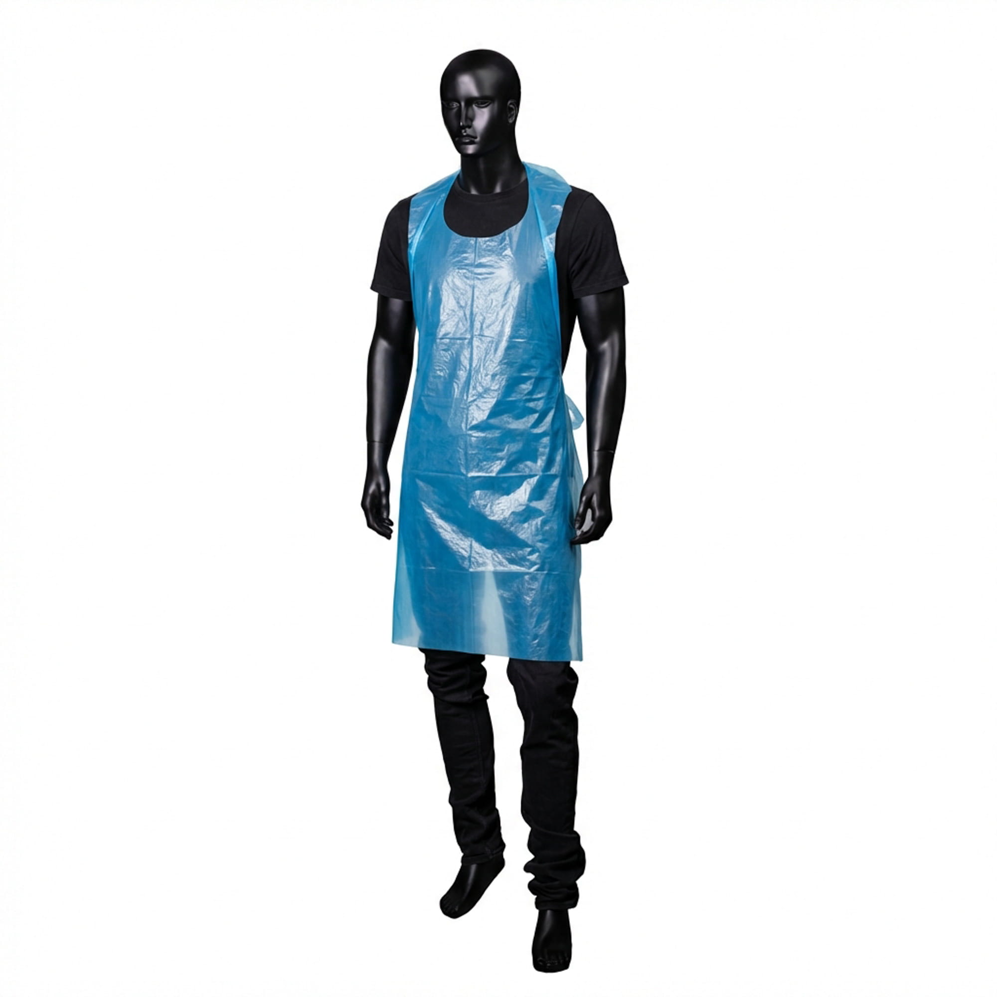 Einwegschürzen light, blau, 75 x 125 cm