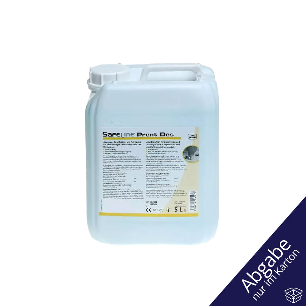Abformdesinfektionsmittel, 5 l, Safeline Prent Des