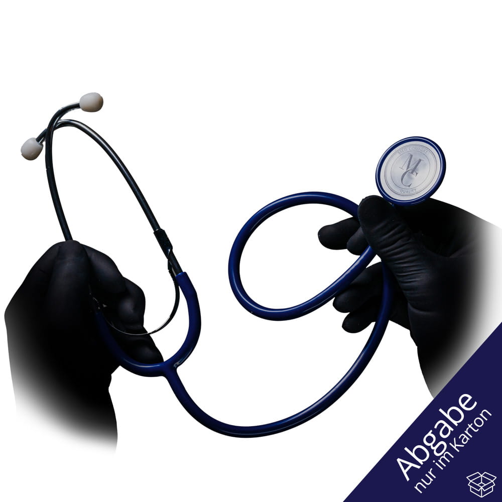 PVC Flachkopf Stethoskop, Farbe blau, Med-Comfort