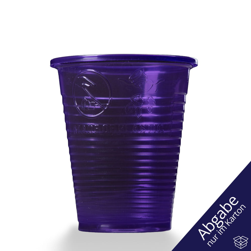 PP Mundspülbecher,180 ml, Farbe violett, lila, Polypropylen