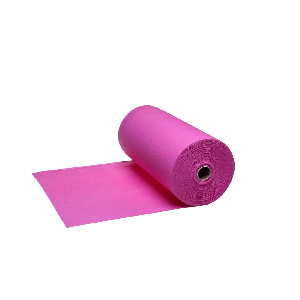 Patientenumhang mit PE Beschichtung, Farbe pink, 530 x 600 mm