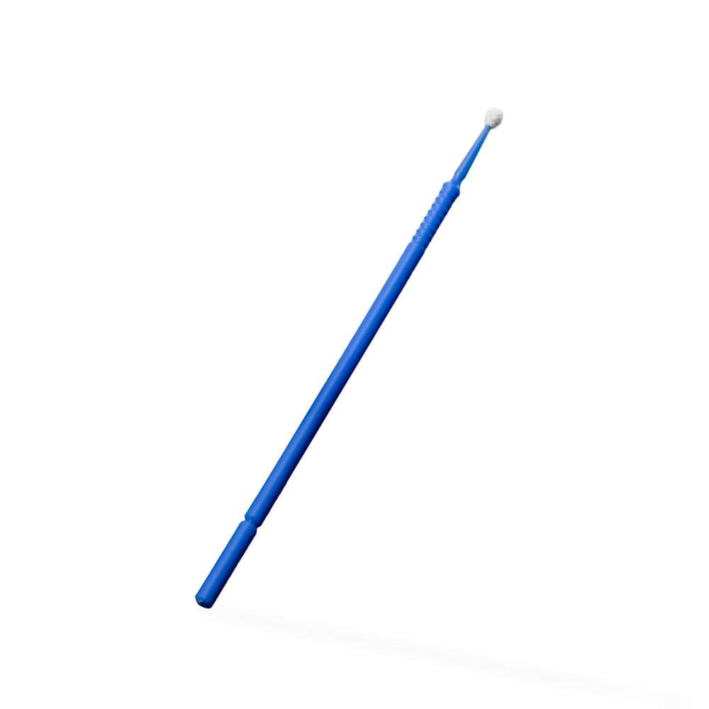 Einmal Mikroapplikatoren, 10cm, blau, regular, Kunststoff, Nylon, Med-Comfort