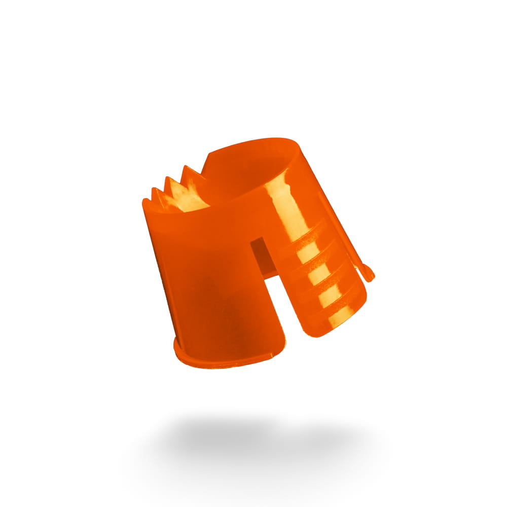 PP Einweg Dappenbehälter, Farbe orange, Polypropylen