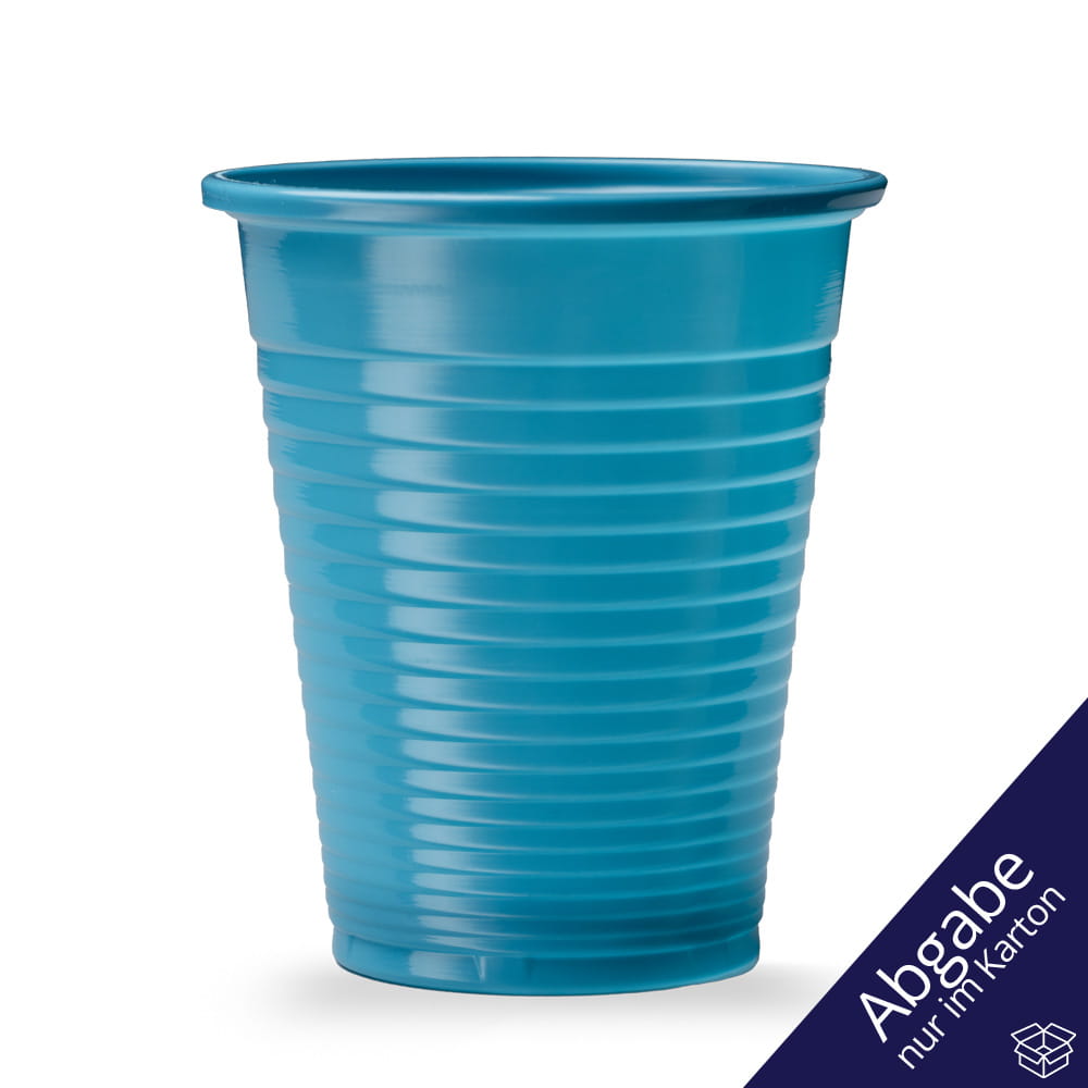 PP Mundspülbecher, 180 ml, Farbe türkis, Polypropylen