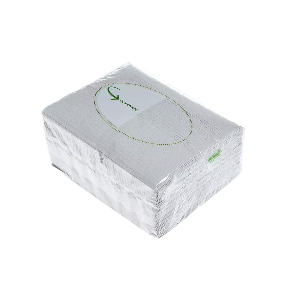 Tissue Wischtücher, 28 x 33 cm, Z-Falz, Farbe natur Tissue Wischtücher, 28 x 33 cm, Z-Falz, Farbe natur