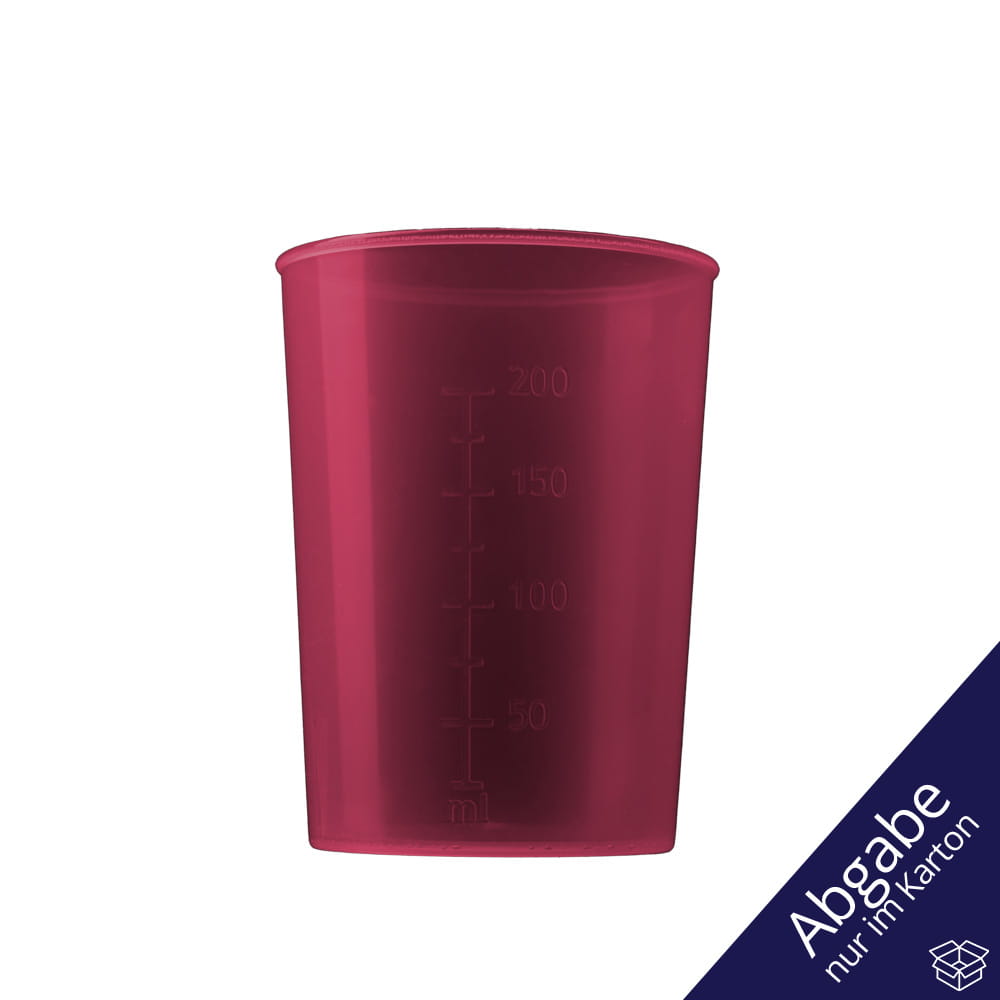 PP Schnabelbecher Unterteil, rot, 250 ml