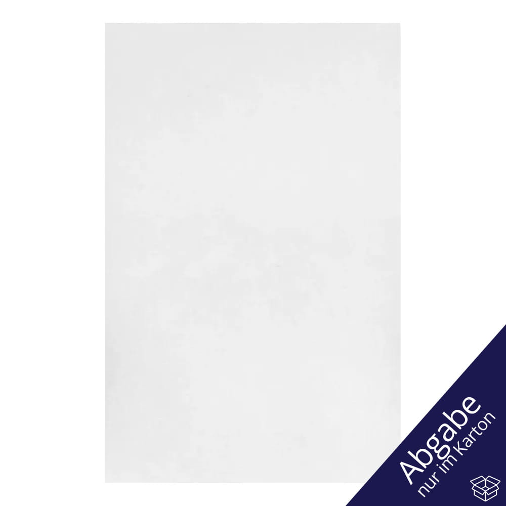 Einweg Tray-Filterpapier, 18 x 28 cm, Farbe weiß, Zellstoff