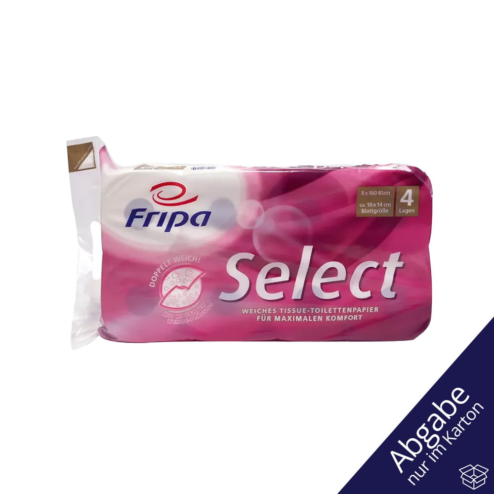 Toilettenpapier ,4-lagig, 48 Rollen, Select
