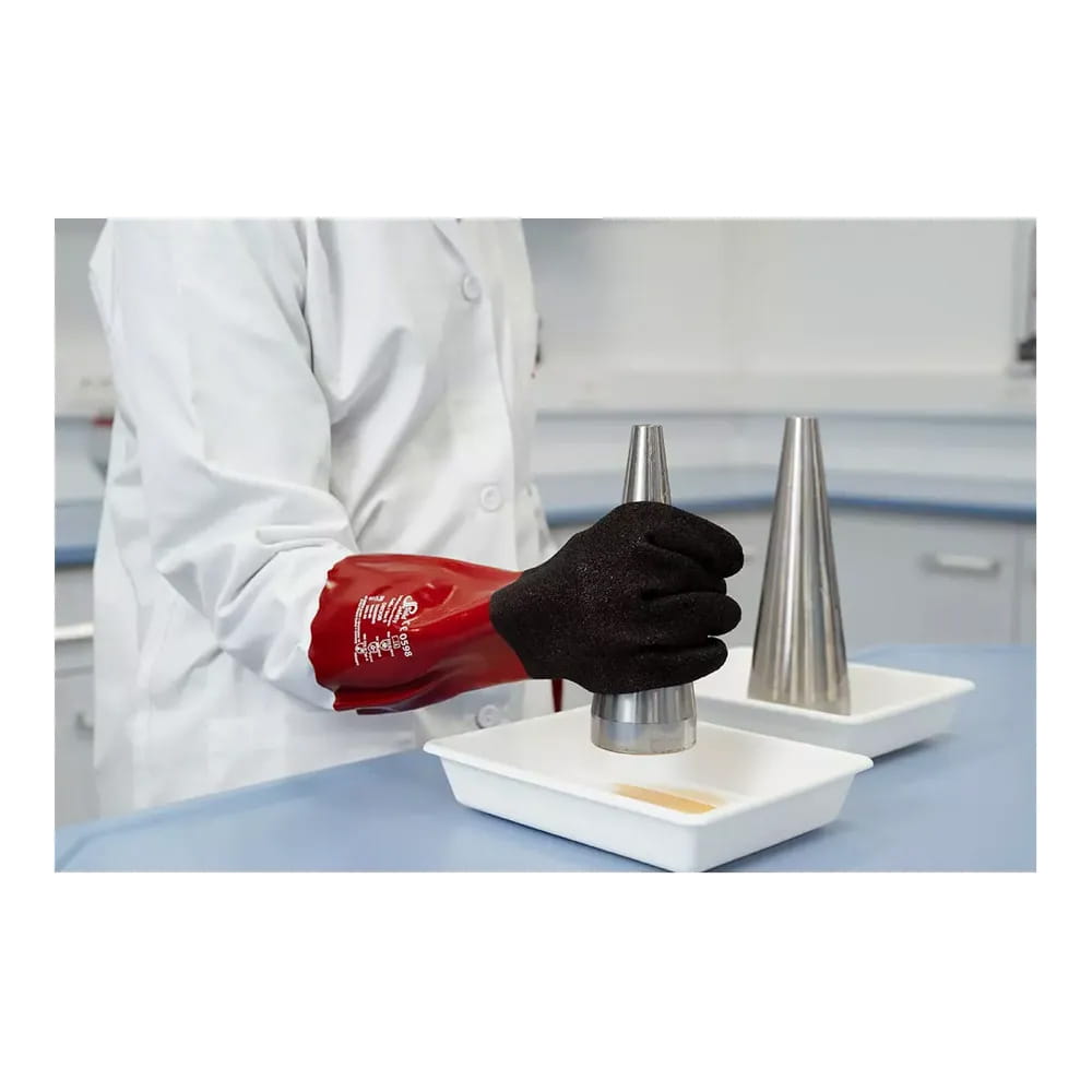 Chemikalienschutzhandschuh, Größe 8, SolidSafety Chem MaxGrip Chemikalienschutzhandschuh, Größe 8, SolidSafety Chem MaxGrip