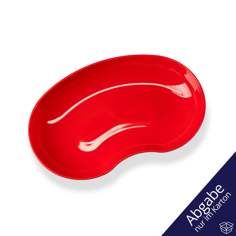 Kunststoff Nierenschale, Farbe rot, 24 cm, 600 ml, Med-Comfort