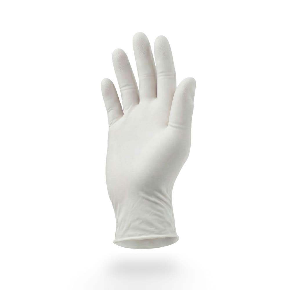 Nitrilhandschuhe, weiß, Größe M, puderfrei, Eco-Plus