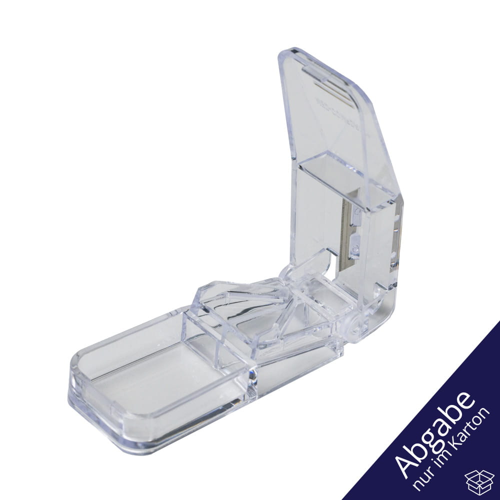 Tablettenteiler, transparent, milchig, Med-Comfort