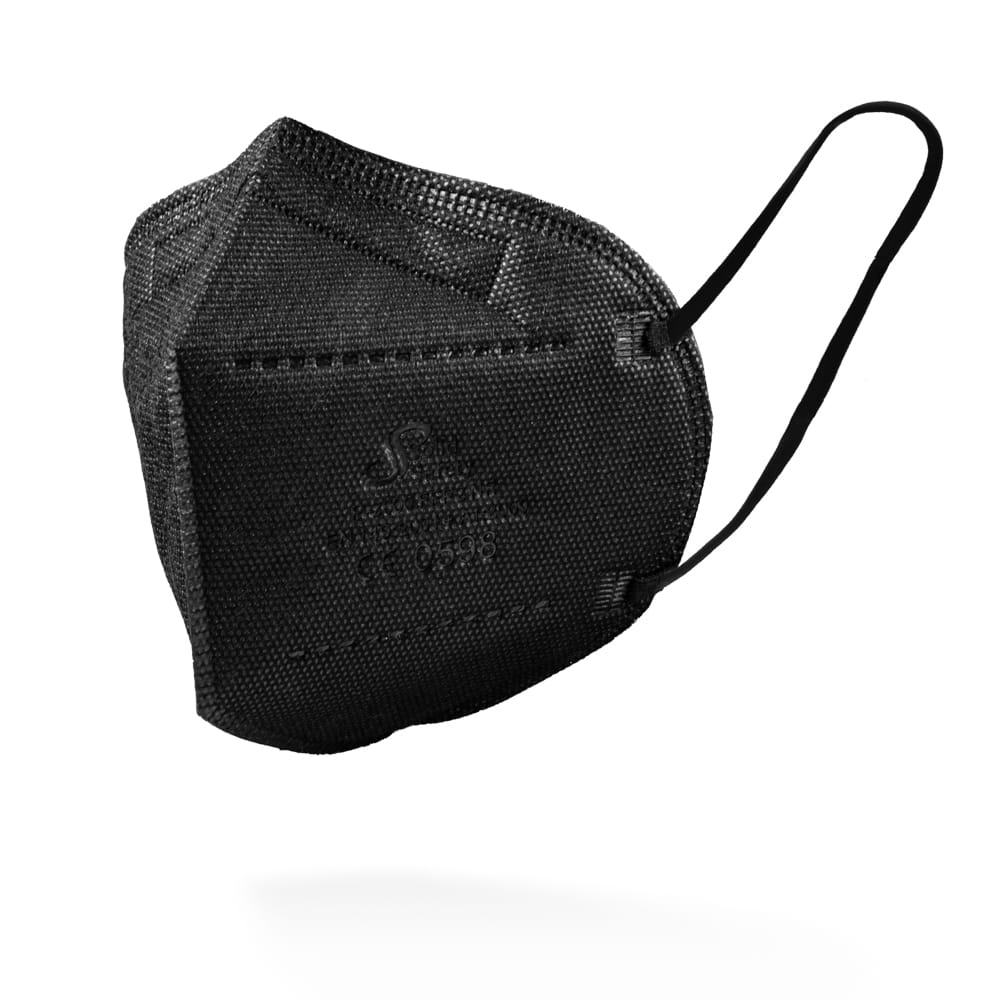 FFP2 Maske, Box á 5 Stck., schwarz, SolidSafety