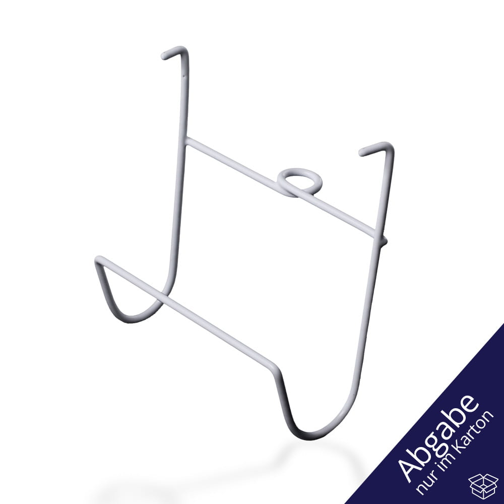 Urinbeutelhalterung, Durchmesser 4,2 mm, weiß, Top-Comfort