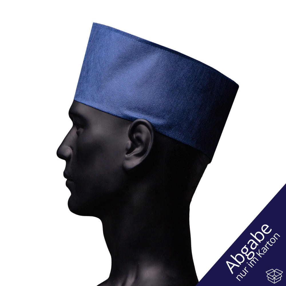 Schiffchenhaube aus Vlies , Farbe blau, Größe unisize