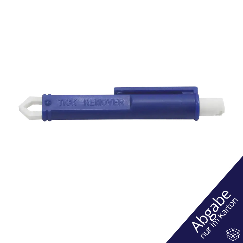 TOP-COMFORT Zeckenzange mit Clip