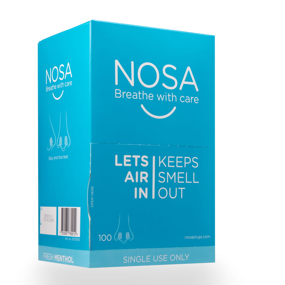 Nasenstöpsel, 100 Stck., mit Menthol