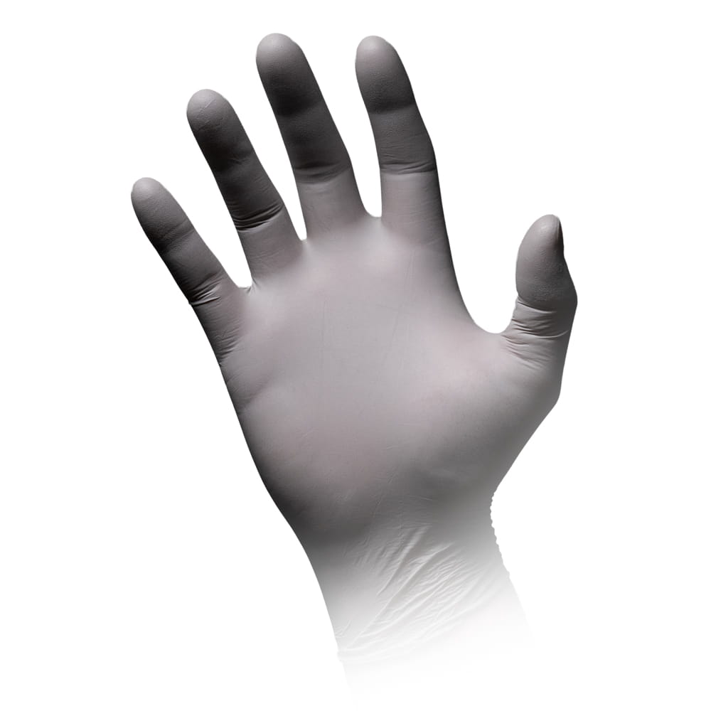 Nitrilhandschuhe, silbergrau, platinum, Größe S, puderfrei, Style PLATINUM by Med-Comfort