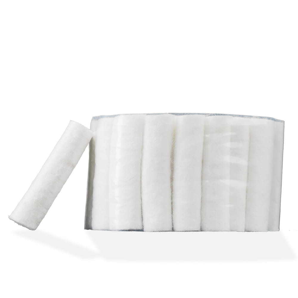 Dental Einmal Zahnwatterollen, 4 = 1,4 cm, Länge je 3,8 cm, weiß, Med-Comfort