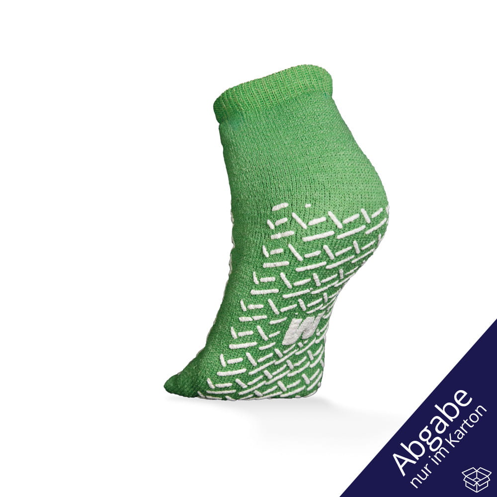 ECO-PLUS Antirutsch-Socken, Größe M, grün