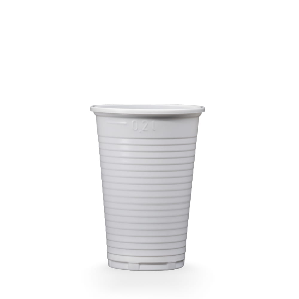 PP Mundspülbecher, 200 ml, Farbe weiß, Polypropylen