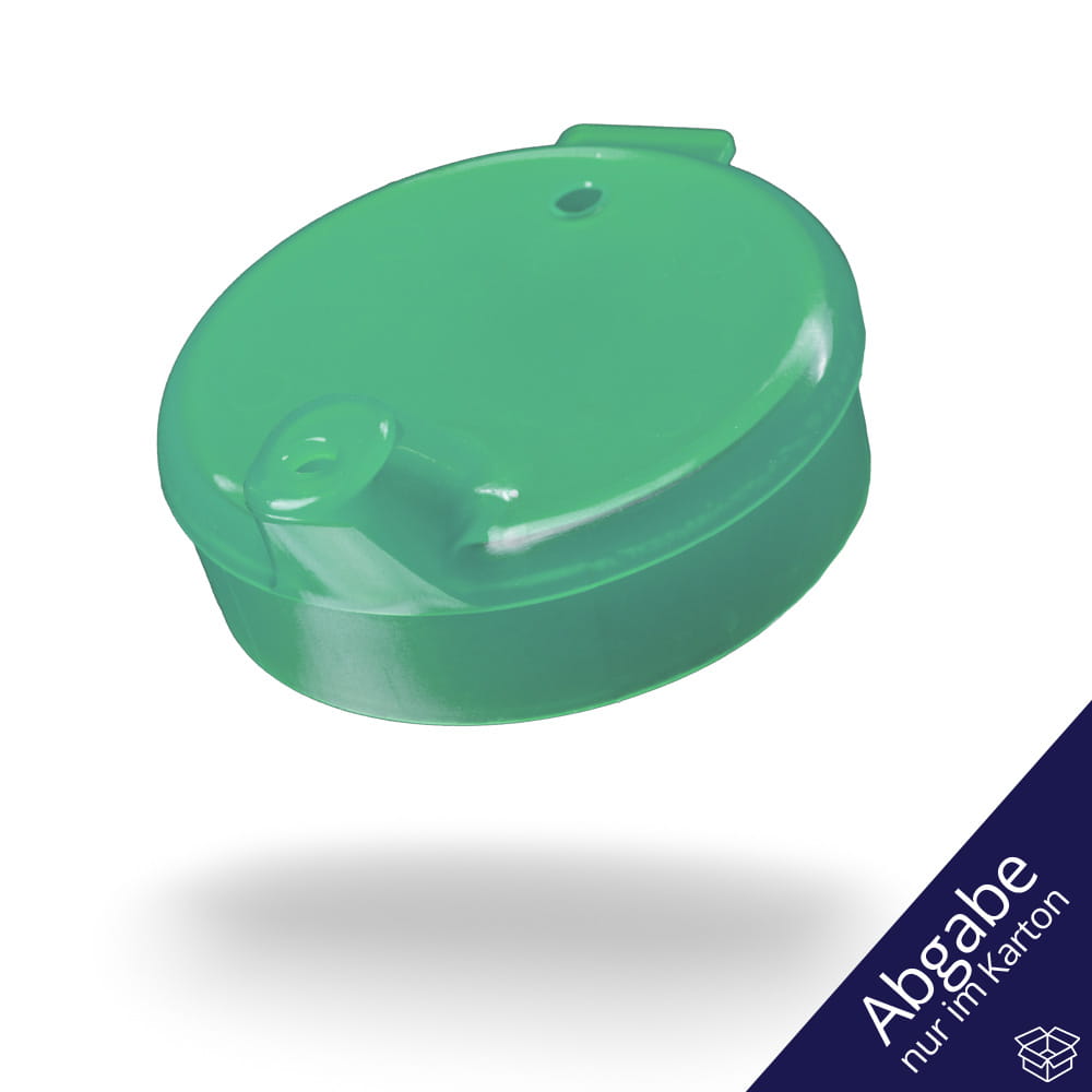 PP Schnabelbecher Oberteil, grün, 4x4 mm für 250 ml