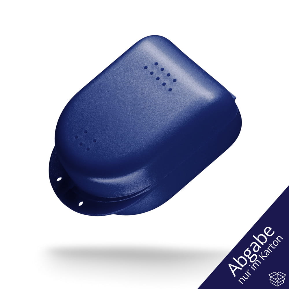 PP Dental Zahnspangenbox für Kinder, 90 x 60 x 45 cm, dunkelblau, blau, Polypropylen