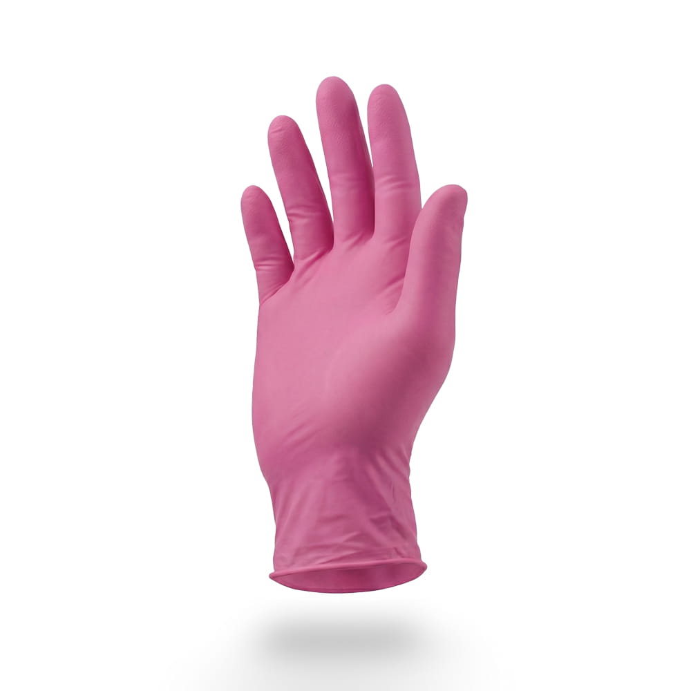 Nitrilhandschuhe, magenta, pink, Größe M, puderfrei, Style Grenadine by Med-Comfort