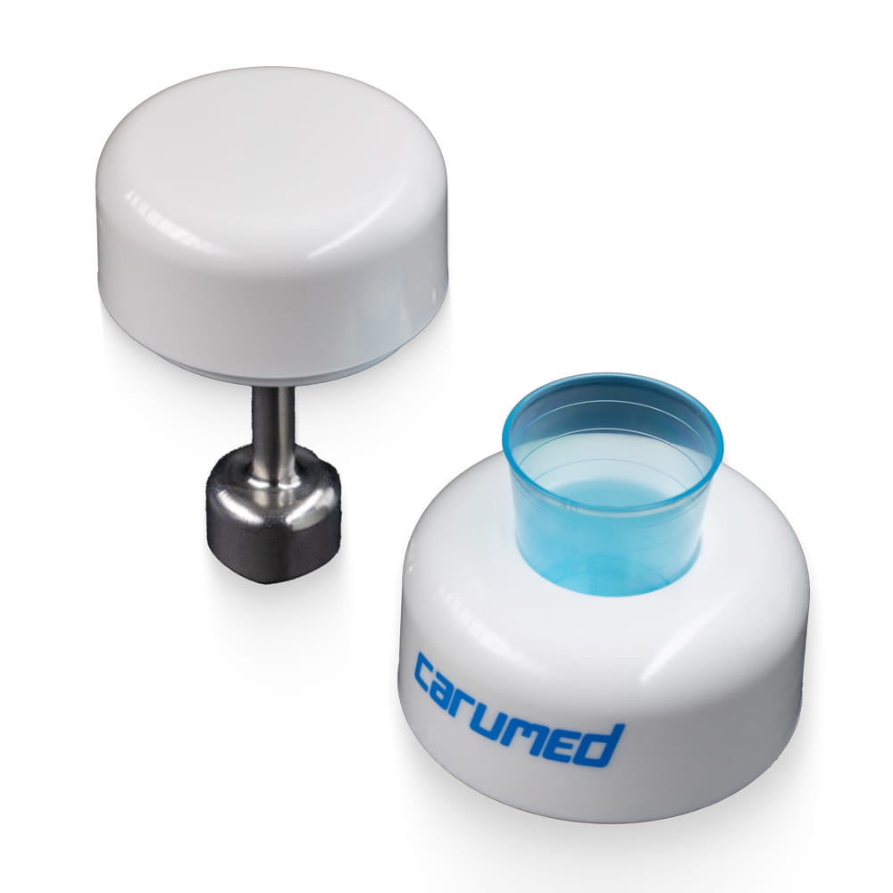 Tablettenmörser für Medizinbecher, weiß