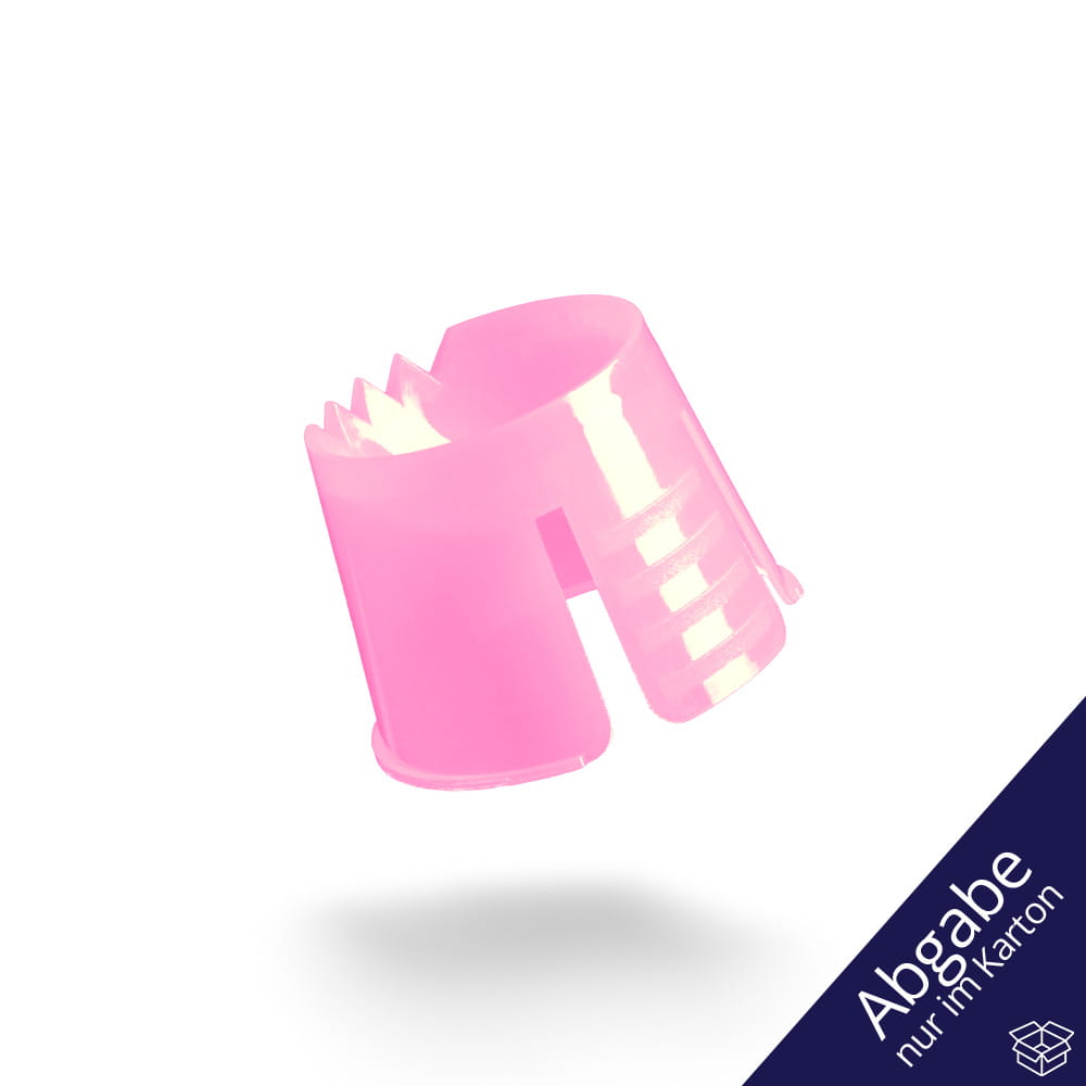 PP Einweg Dappenbehälter, Farbe rosa, Polypropylen